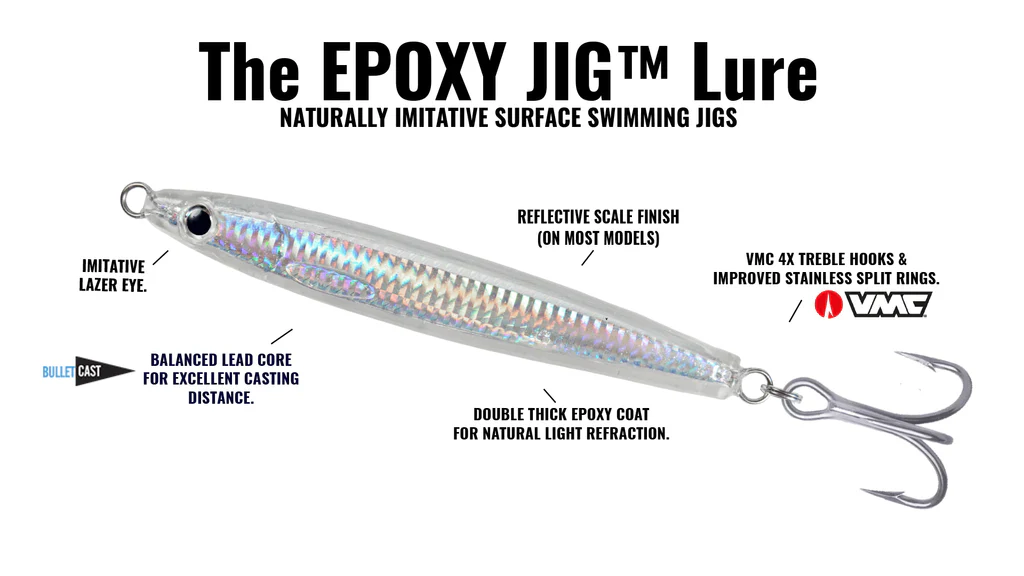 2 1/2" Epoxy Jig - Rigged - (3/8 oz) - Image 2