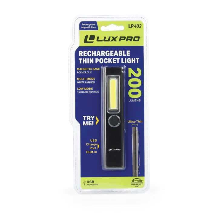 200 Lumen Thin Rechargeable Work Light - Image 4