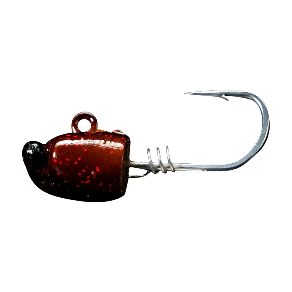 3" Shrimp Jig Head - 1 oz. (2 Pack)