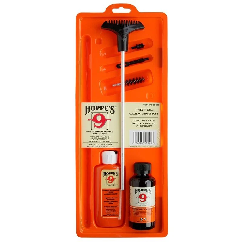 .38, .357, 9mm Handgun Cleaning Kit
