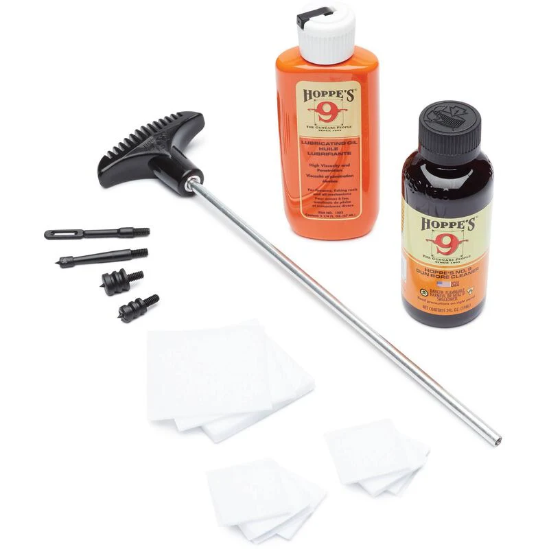 .38, .357, 9mm Pistol Cleaning Kit with Aluminum Rod - Image 2