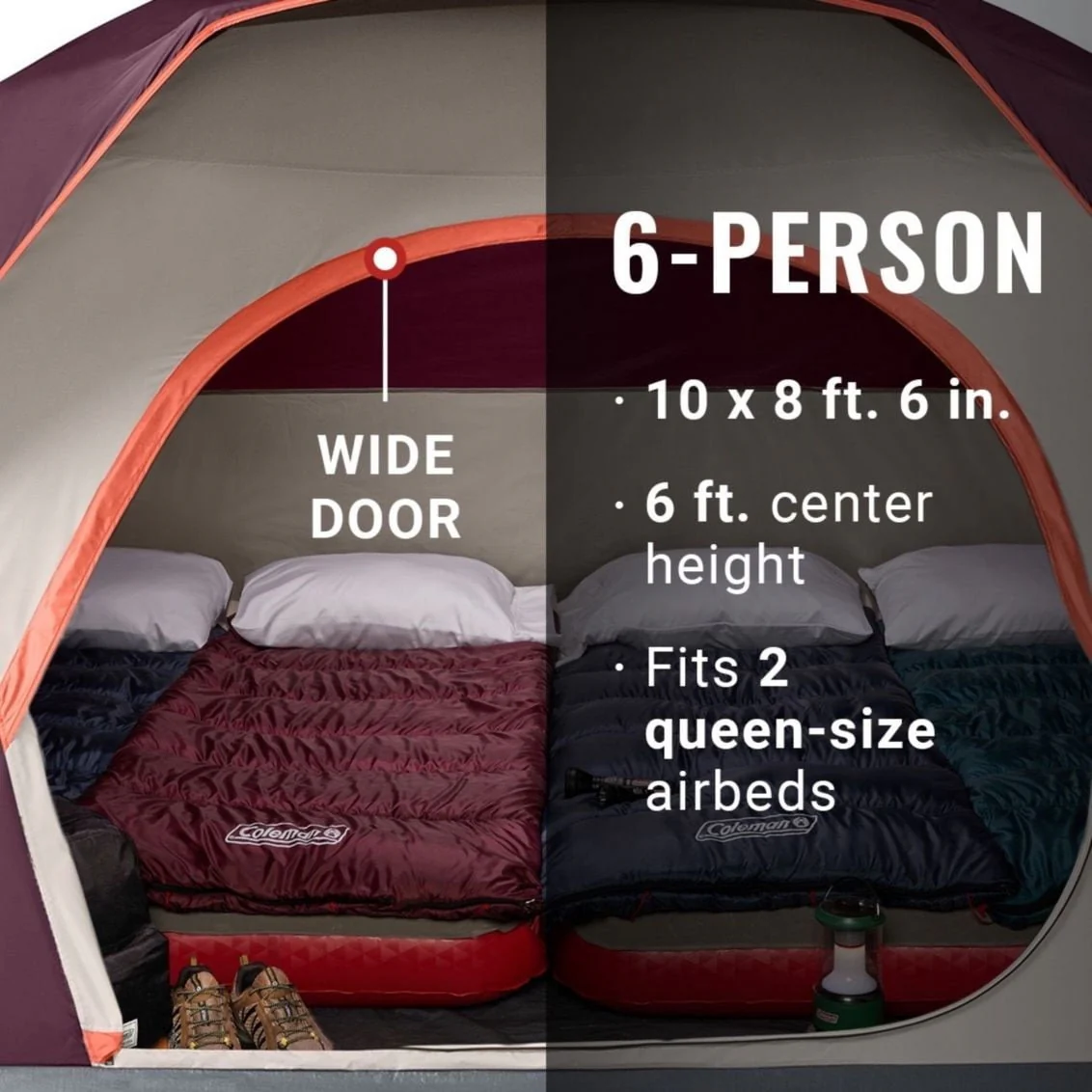6-Person Skydome Camping Tent - Image 6