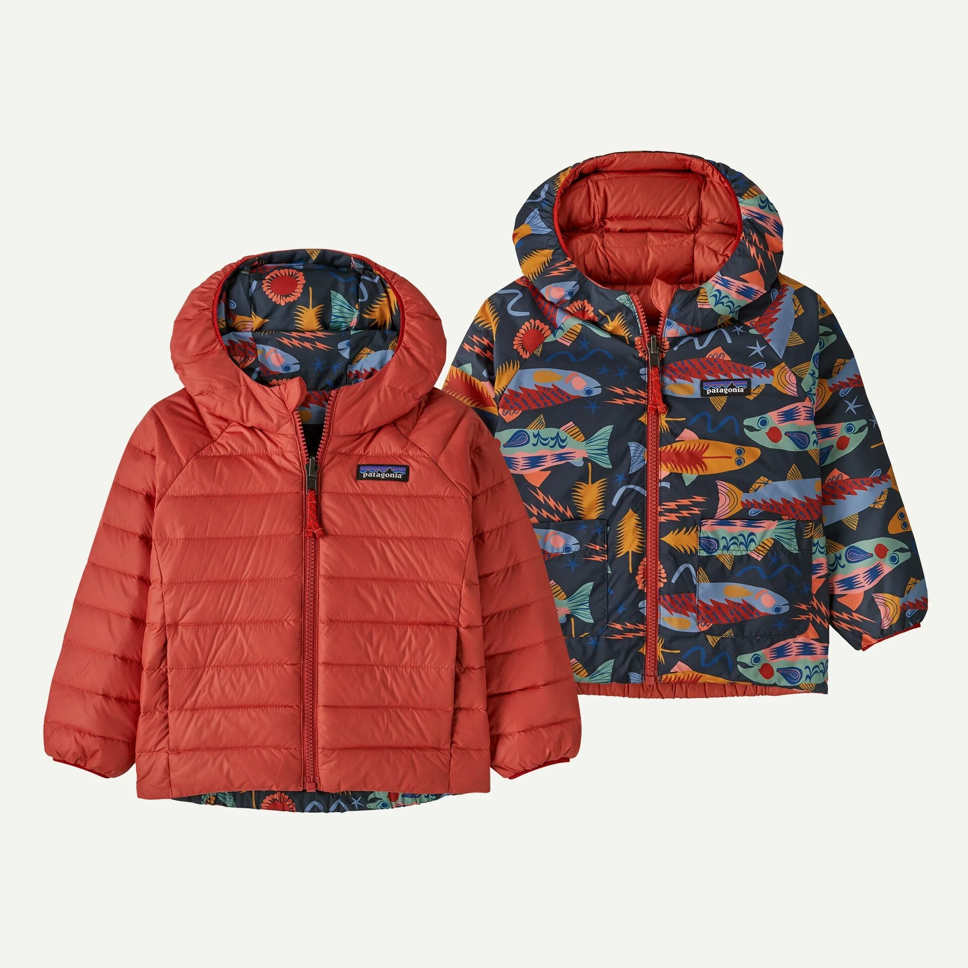 Baby Reversible Down Sweater Hoody