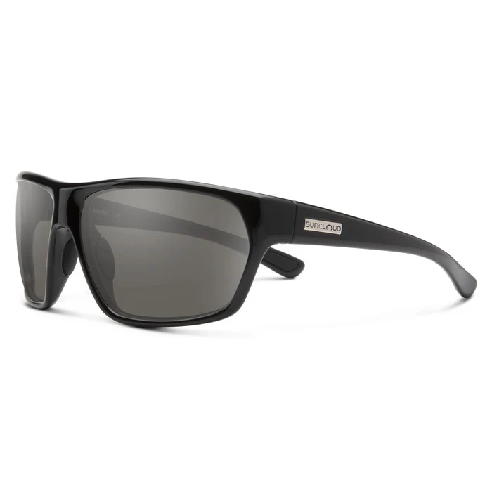 Boone Black Frame with Polarized Gray Lens Sunglasses