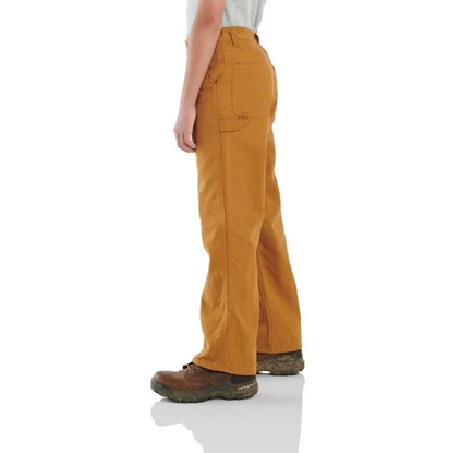 Boys' Loosefit Canvas Flannel-Lined Pant - Image 3