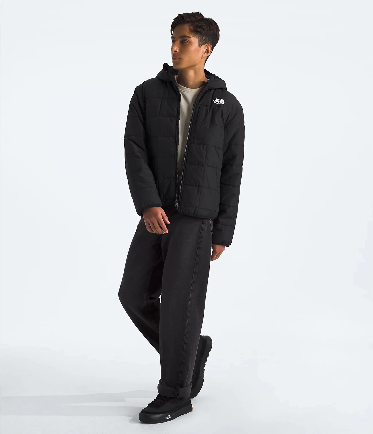 Boys' Reversible Shasta Full Zip Hooded Jacket - Image 4