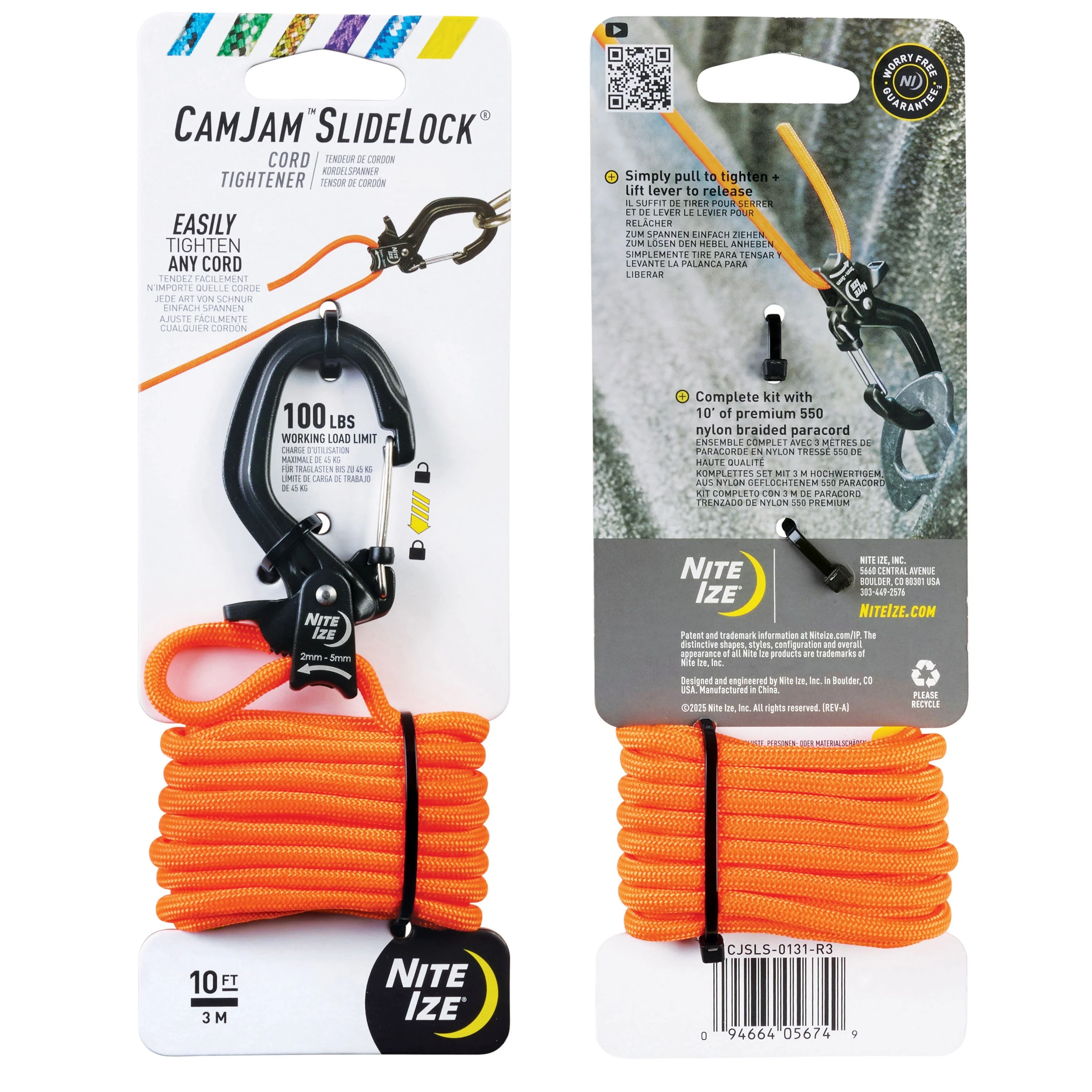 CamJam Slidelock Rope Tightener - Small