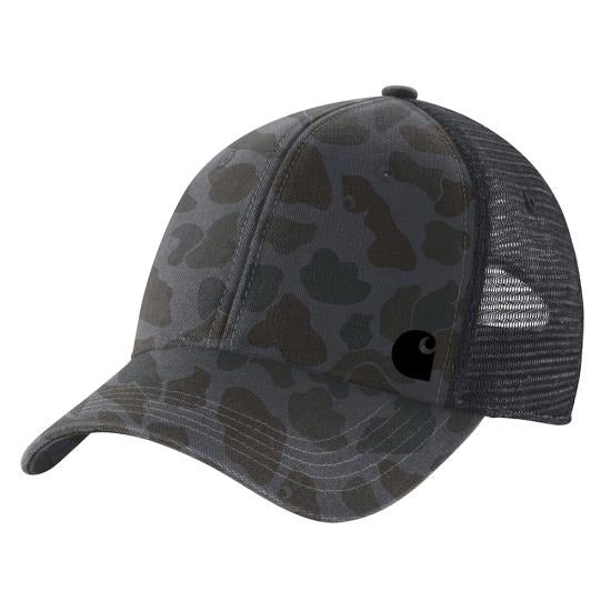 Canvas Mesh-Back Camo Cap