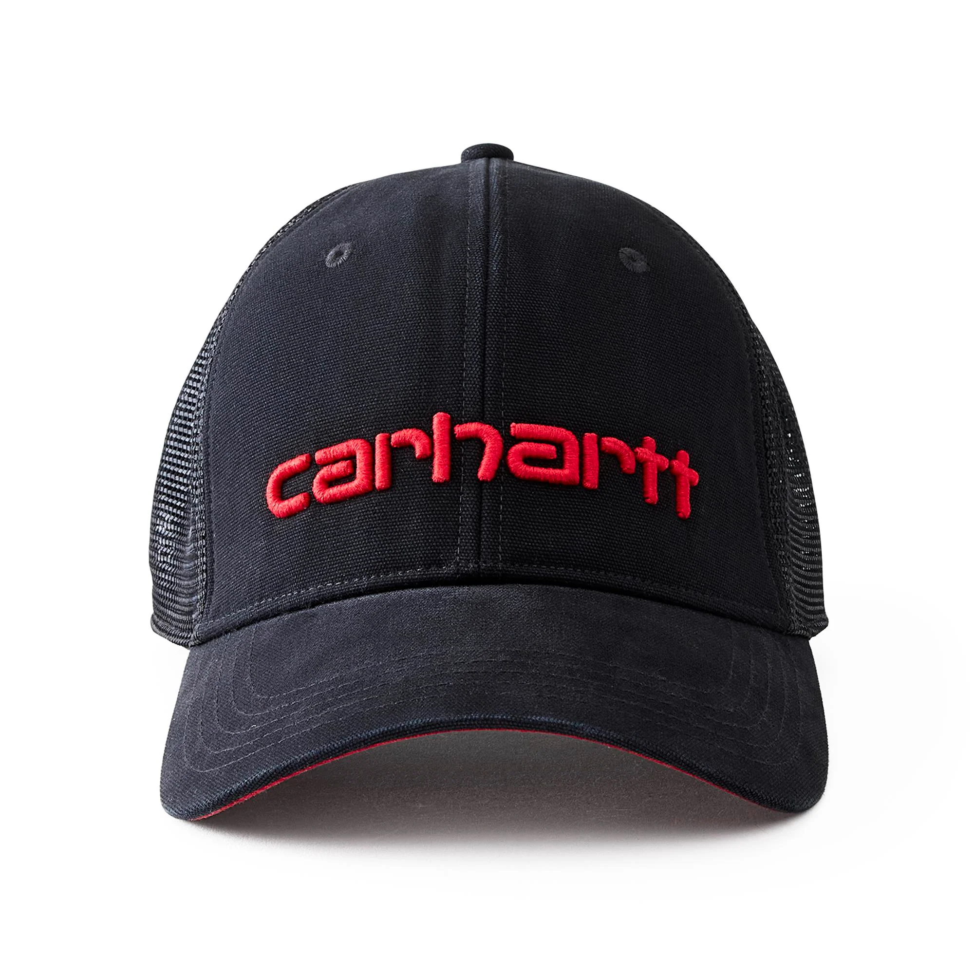 Canvas Mesh-Back Logo Graphic Cap