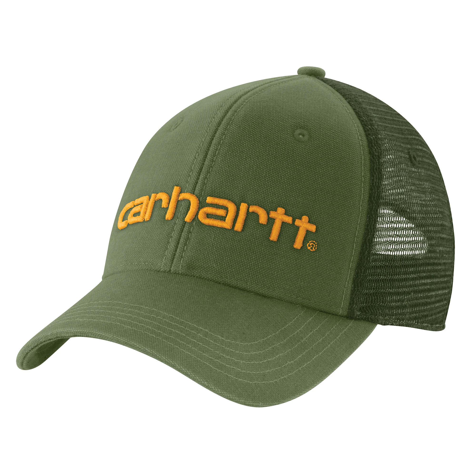 Canvas Mesh-Back Logo Graphic Cap