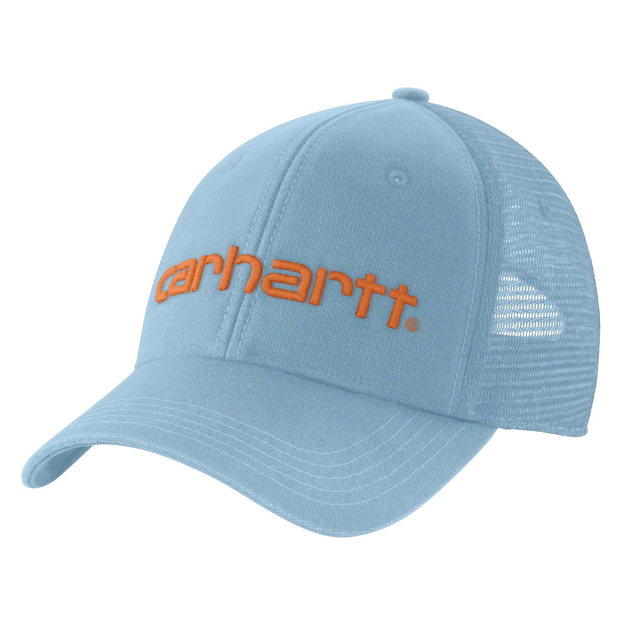 Canvas Mesh-Back Logo Graphic Cap