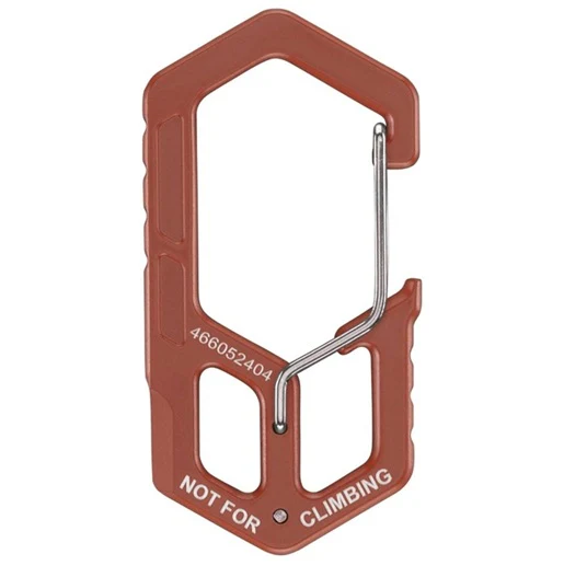 Carabiner Bottle Opener - Burnt Orange - Image 2