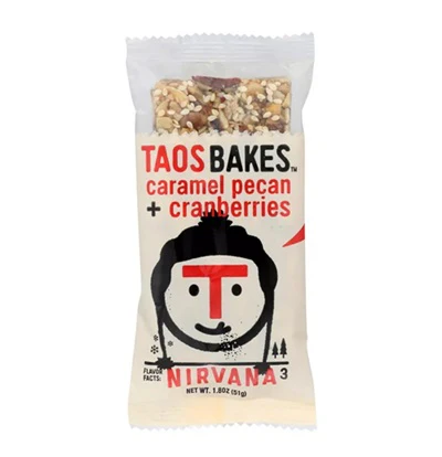 Caramel Pecan & Cranberries Bar - 1pk