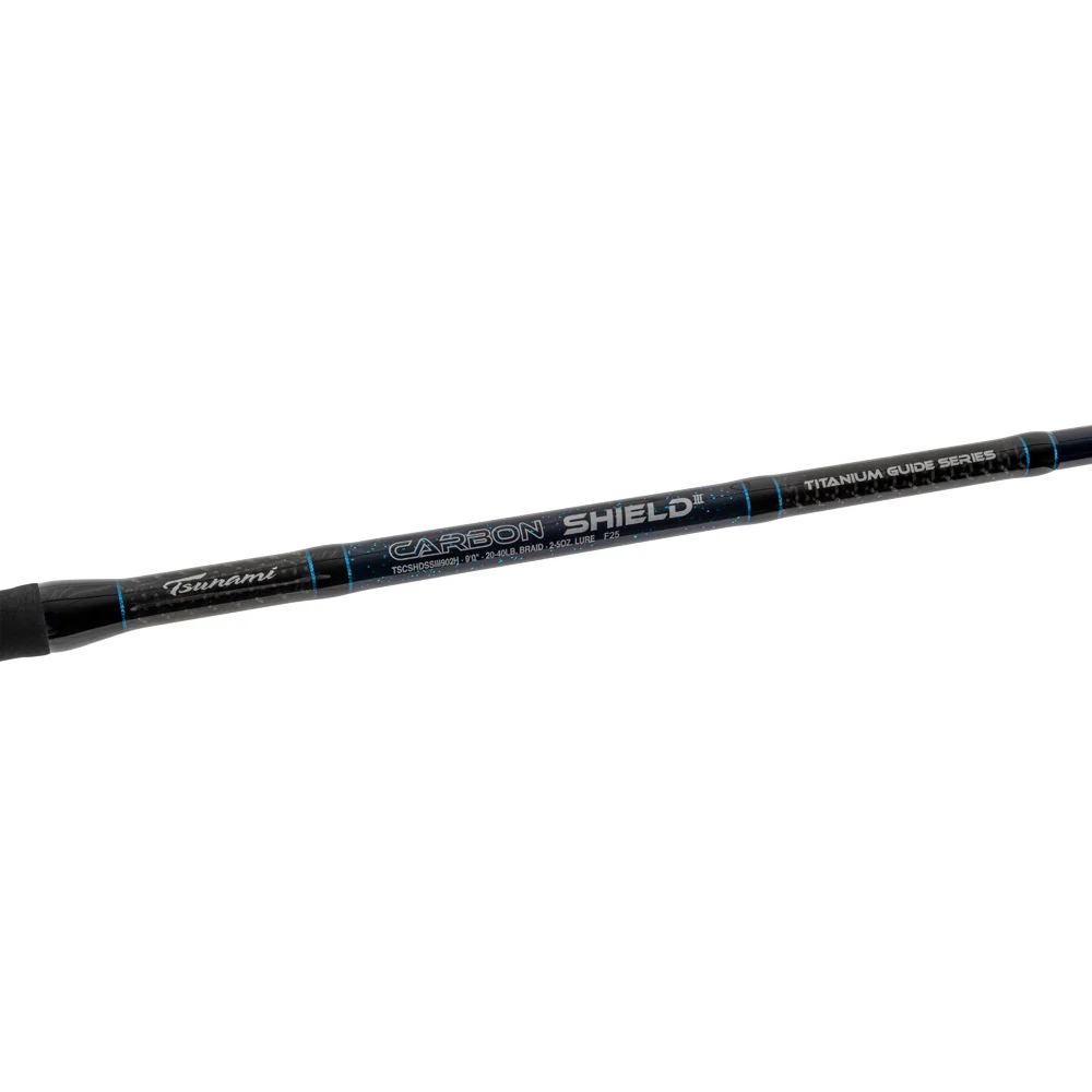 Carbon Shield III 9'0" Medium Heavy 2-Piece Spinning Surf Rod - (TSCSHDSSIII902MH) - Image 3