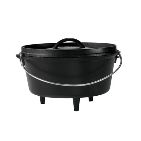 Cast Iron Deep Camp Dutch Oven - 5Qt