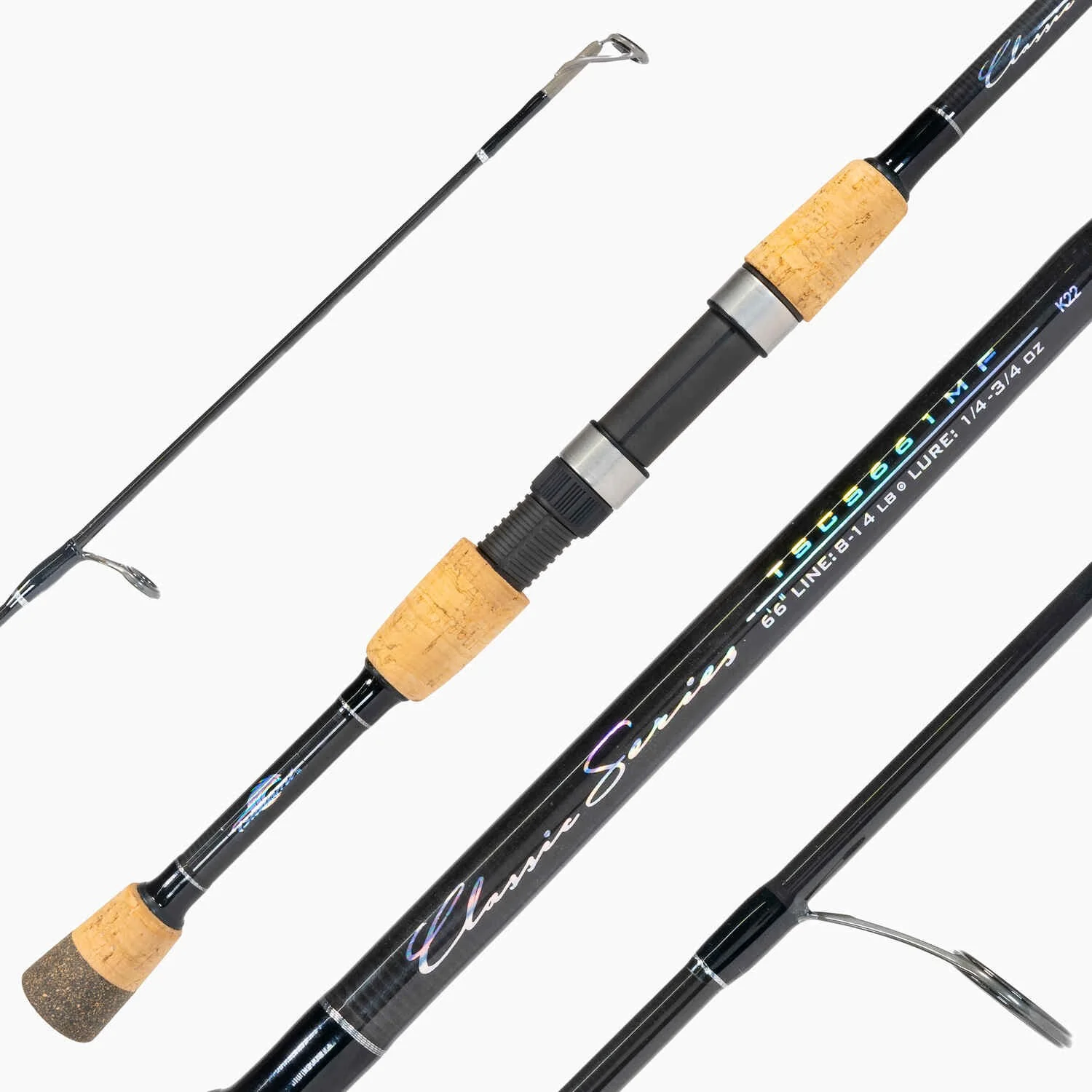 Classic 6'6" Medium Fast Spinning Rod - (TSCS-661MF)