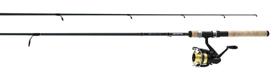D-Shock 6'0" Medium Light 2-Piece Freshwater Spinning Combo - (DSK20-B/F602ML)