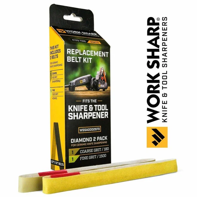 Diamond Abrasive Belt Kit 180 Coarse Grit 1500 Fine Grit