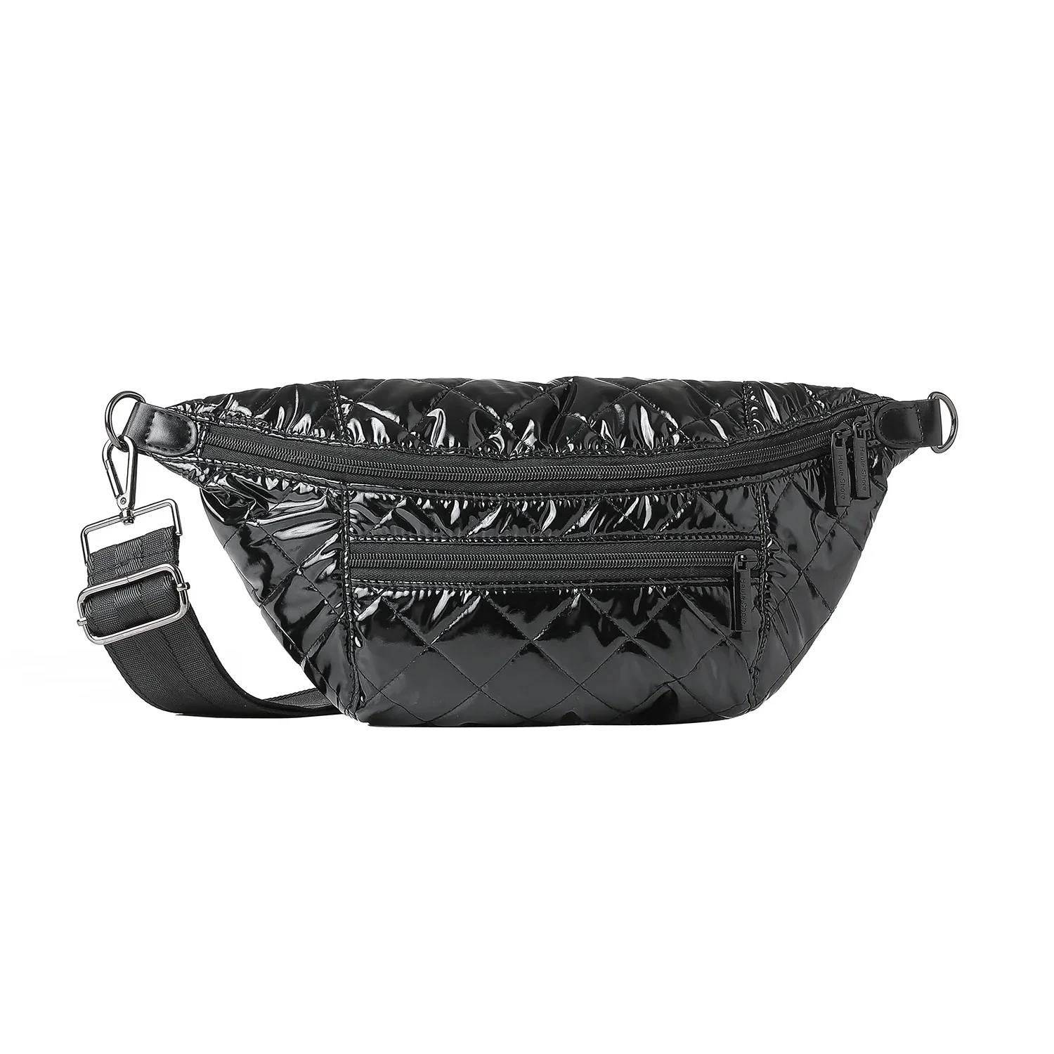 Emily Noir Puffer Sling Bag - Image 2