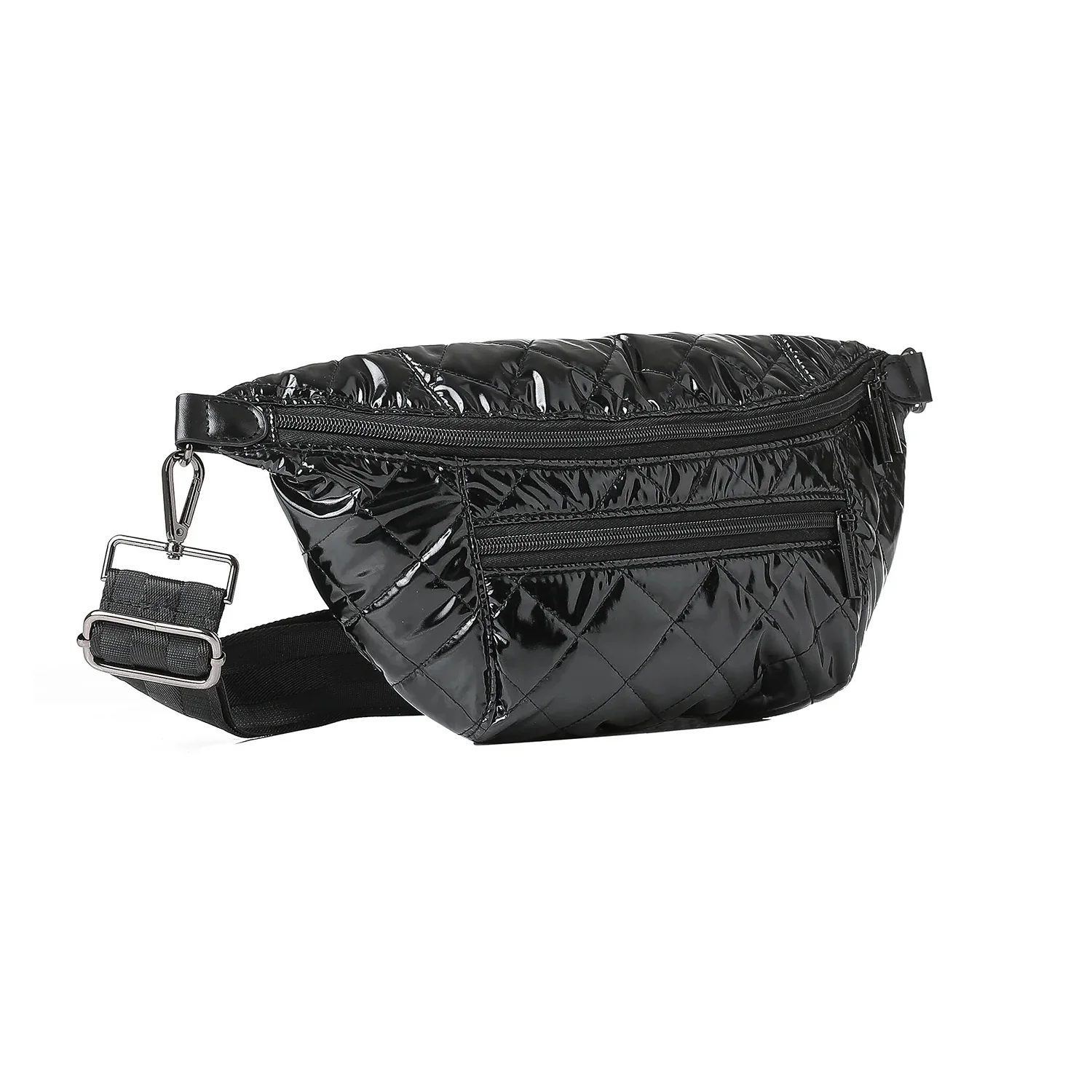 Emily Noir Puffer Sling Bag - Image 3
