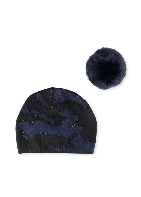 Faux Pom Beanie - Image 2