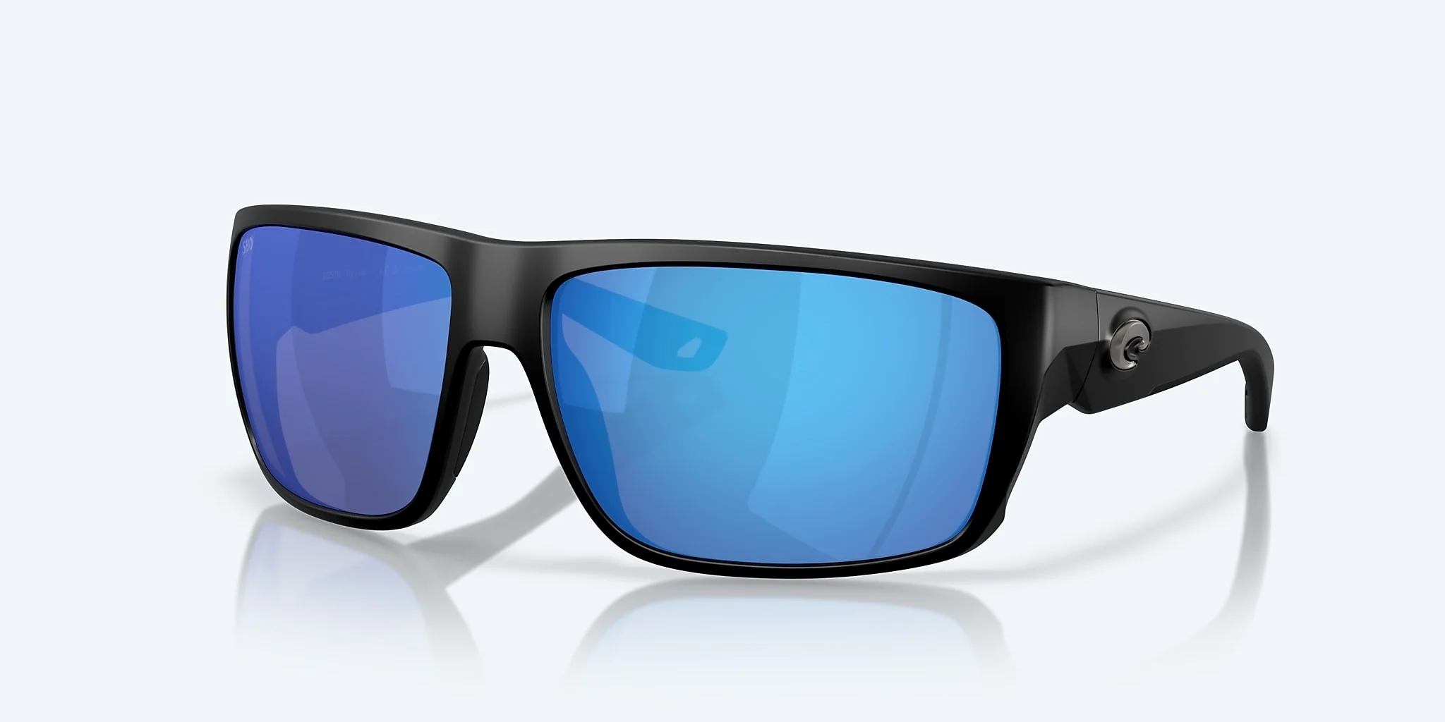 Fly Line Matte Black Frames with Blue Mirror Lens 580G