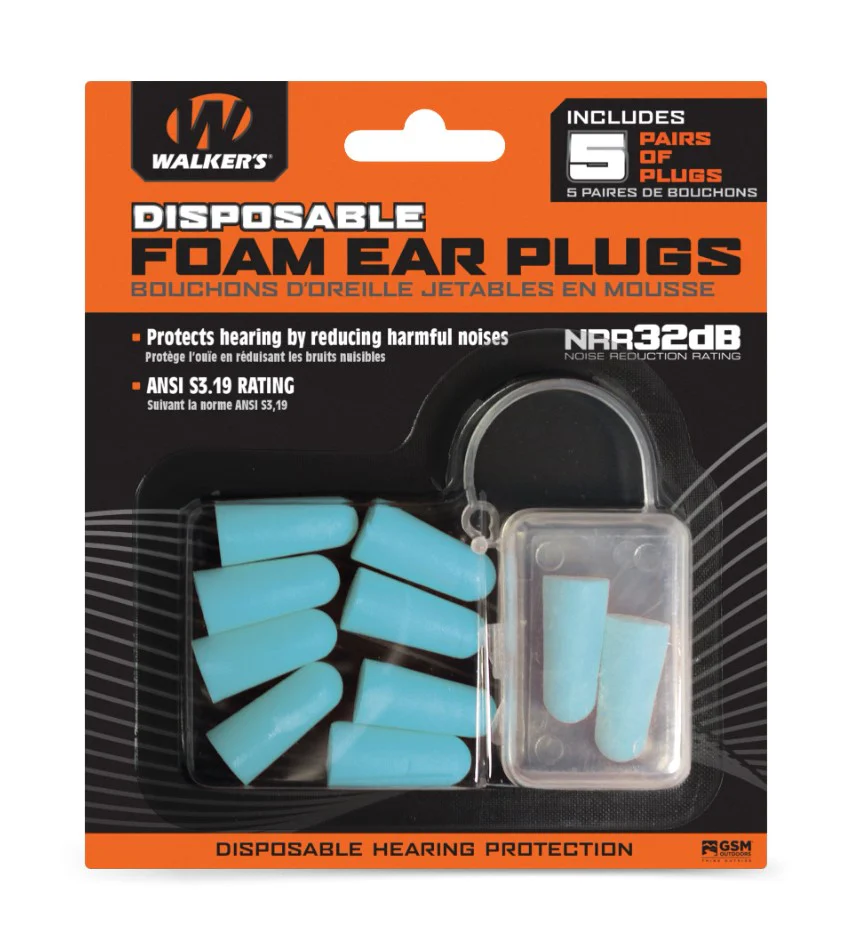 Foam Ear Plugs - 5 Pack