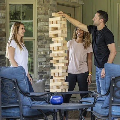 Giant Wooden Tumble Tower - Image 2