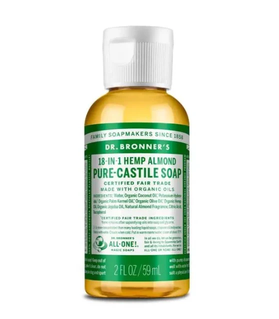 Hemp Almond Liquid Soap 2 oz