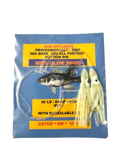 Hi Lo/Drop Loop Sea Bass Squid Rig