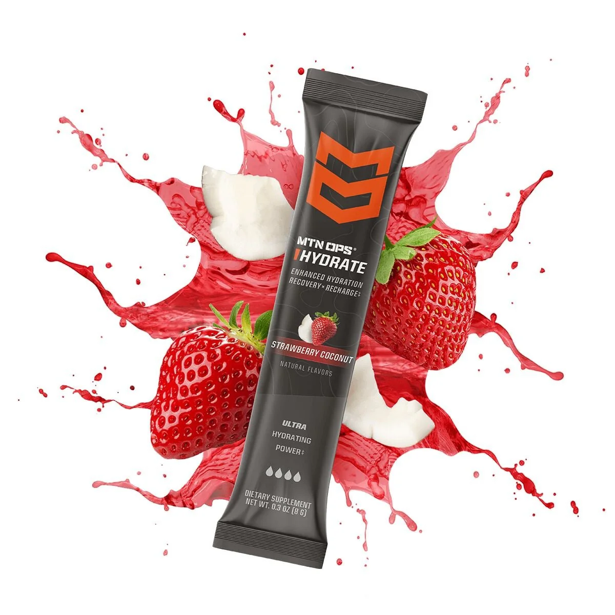 Hydrate Single Serve - Strawberry Coconut
