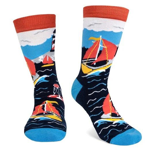 I'd Rather Be Sailing Socks - Image 2