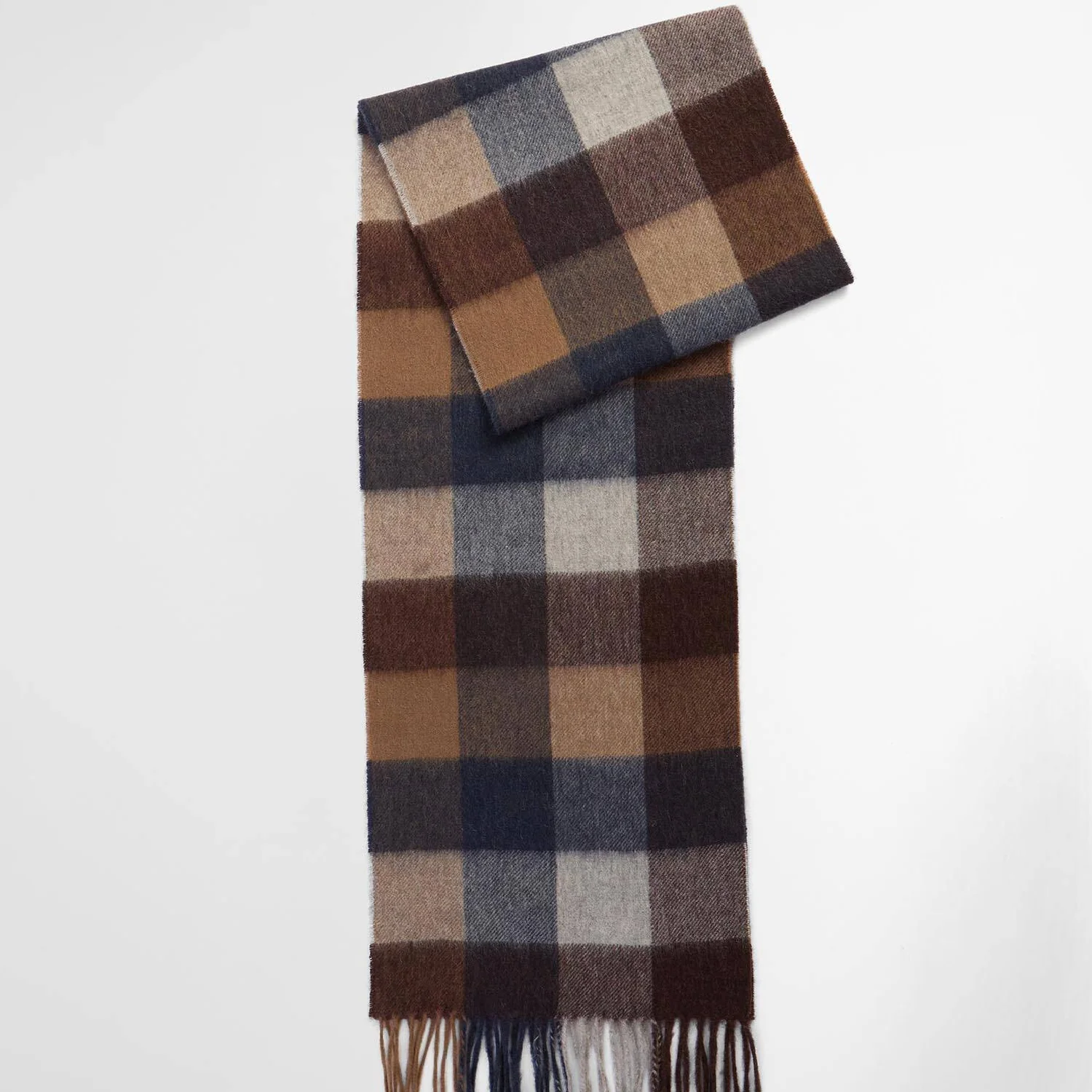 Lambswool Tattersall Scarf