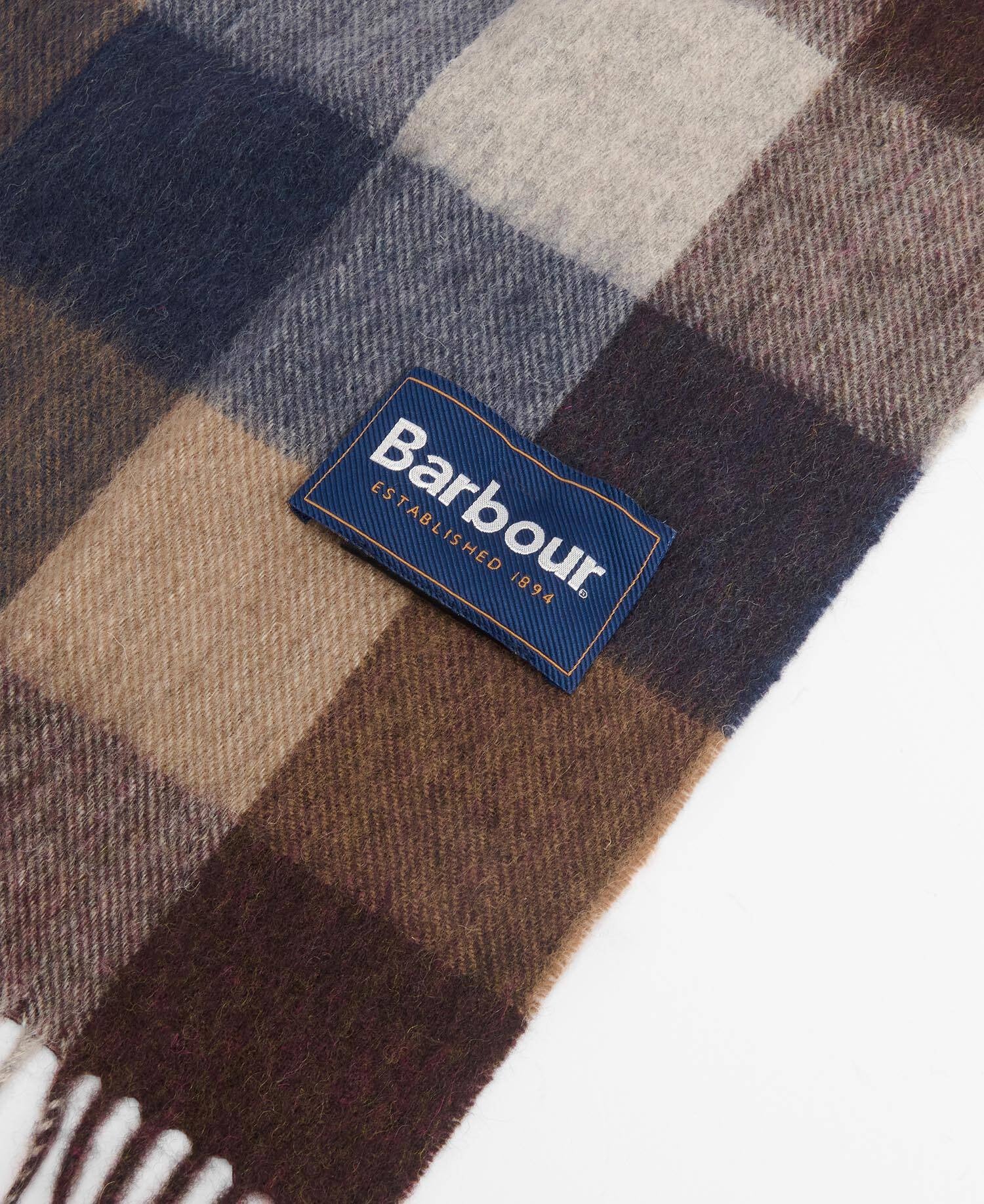 Lambswool Tattersall Scarf - Image 3