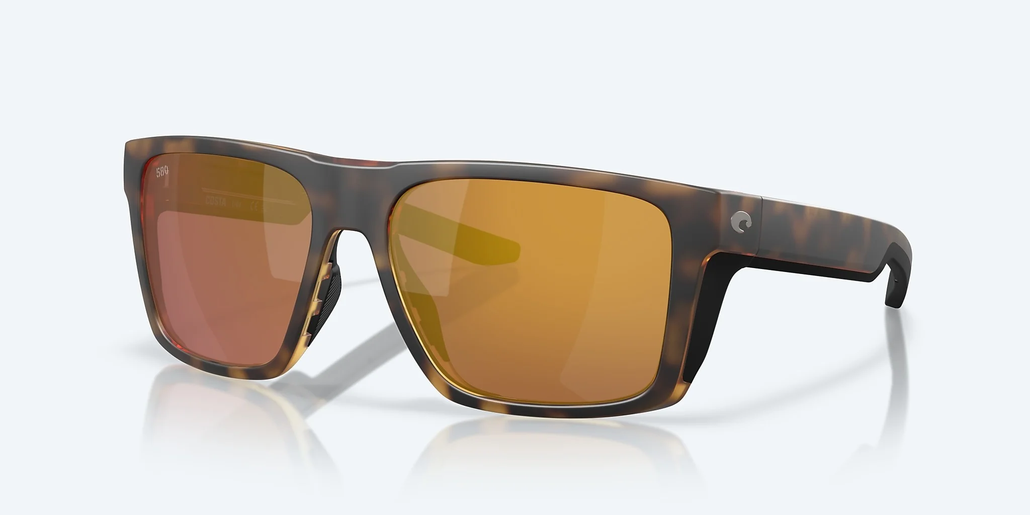 Lido Matte Tortoise Frame with Gold Mirror Lens 580G