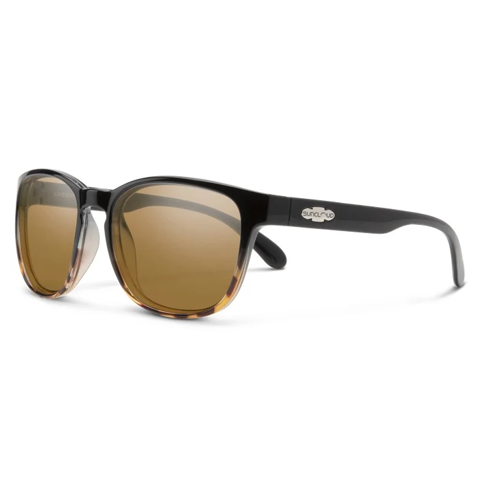 Loveseat Black Tortoise Fade Frame with Polarized Brown Lens Sunglasses
