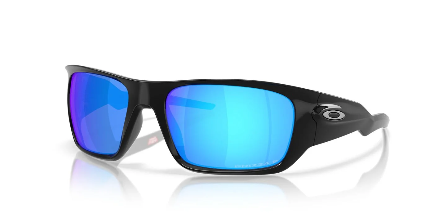 Masseter Prizm Sapphire Polarized Lens with Polished Black Frame