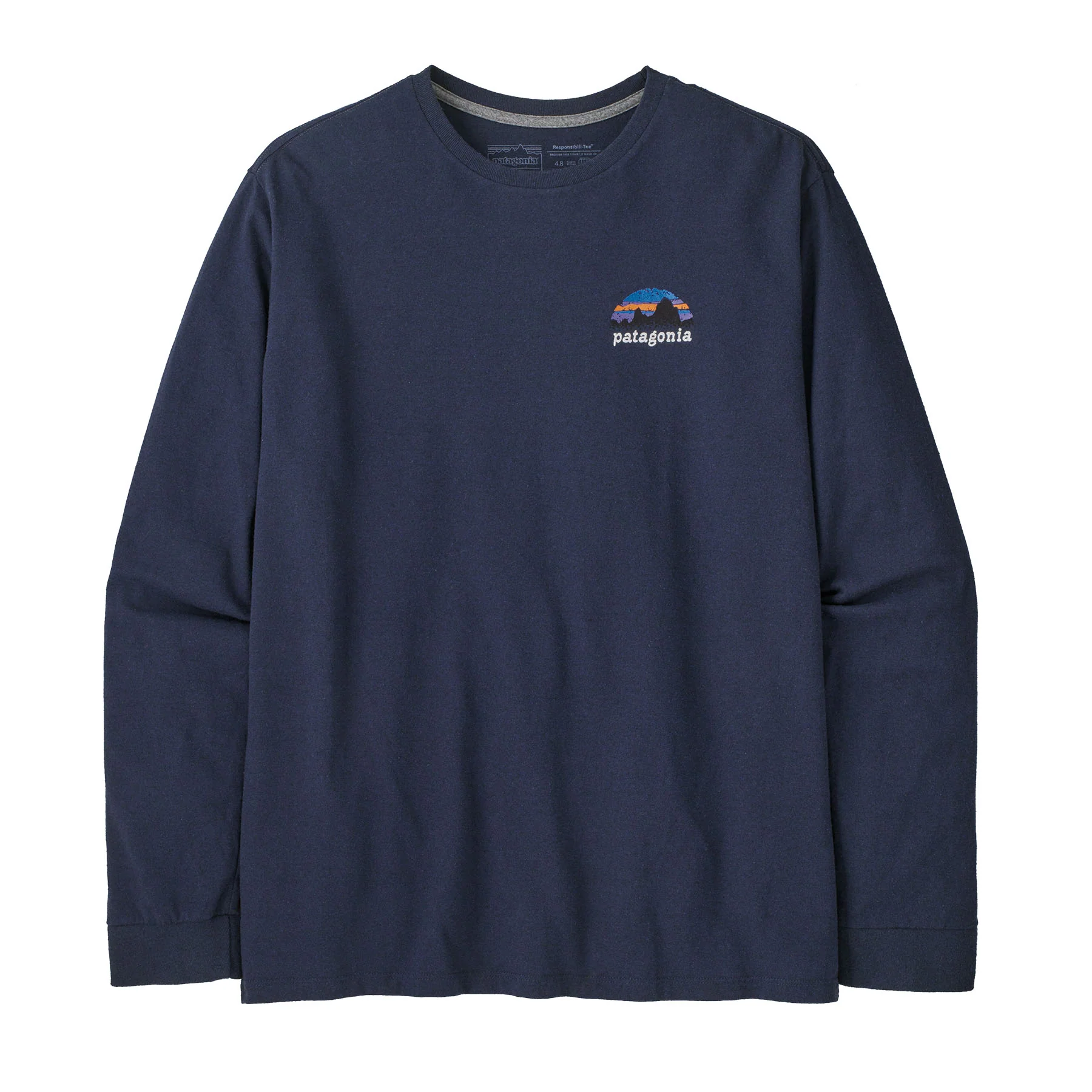 Men`s Long-Sleeved Skyline Stencil Responsibili-Tee - Image 5