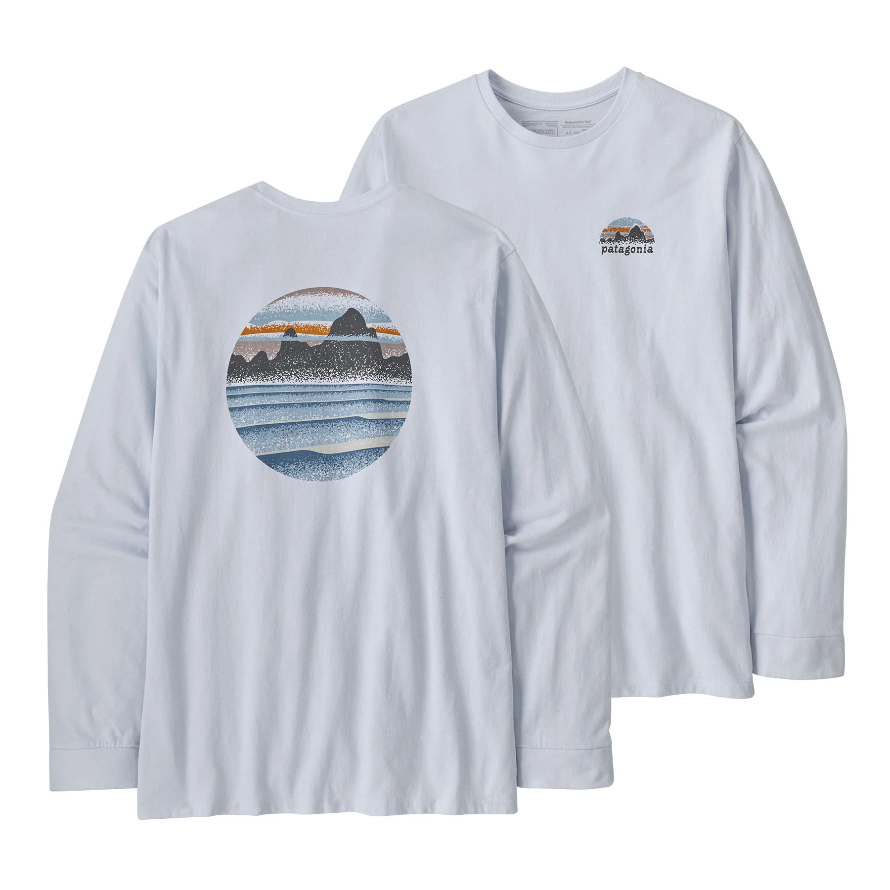 Men`s Long-Sleeved Skyline Stencil Responsibili-Tee
