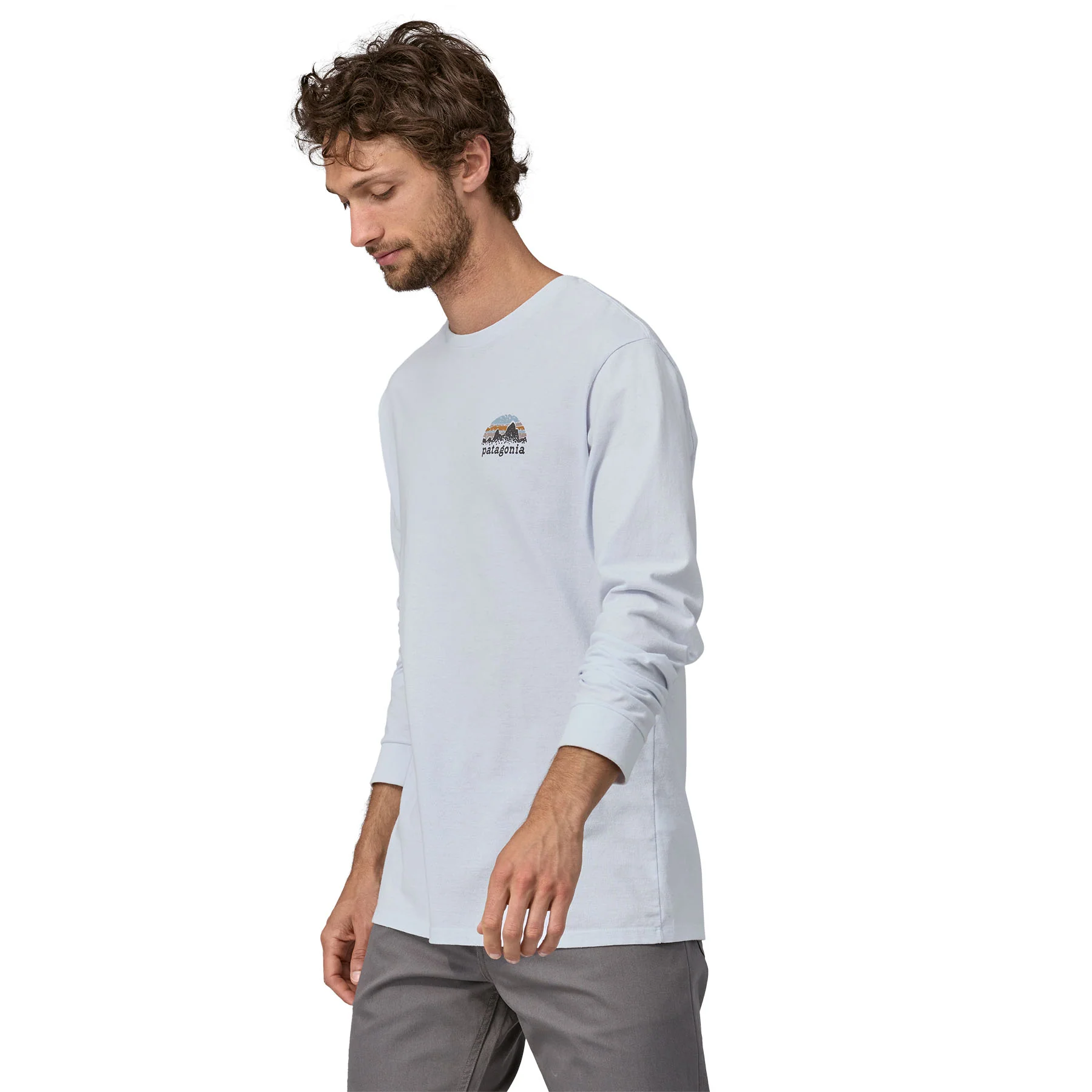 Men`s Long-Sleeved Skyline Stencil Responsibili-Tee - Image 2