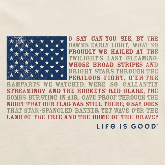 Men's Anthem Flag Short Sleeve Tee - Image 2