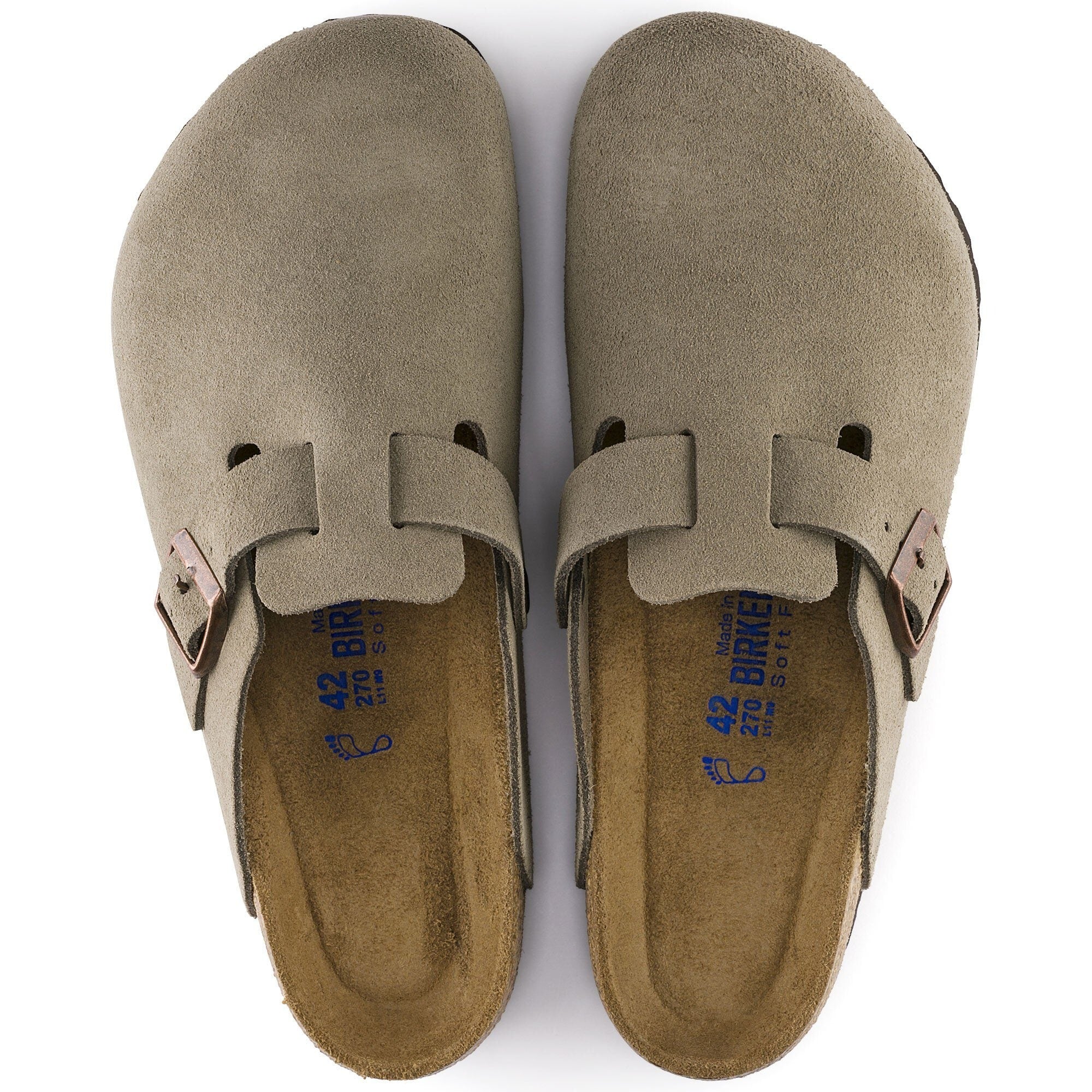 Men's Boston Soft Footbed Suede Leather Clog - Image 3