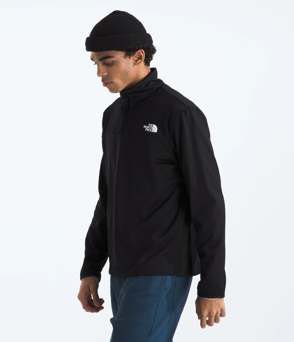 Men's Cedar Trail Grid Fleece 1/4 Zip Jacket - Image 3