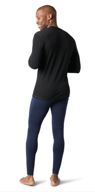 Men's Classic Thermal Merino Base Layer Crew Long Sleeve Shirt - Image 3