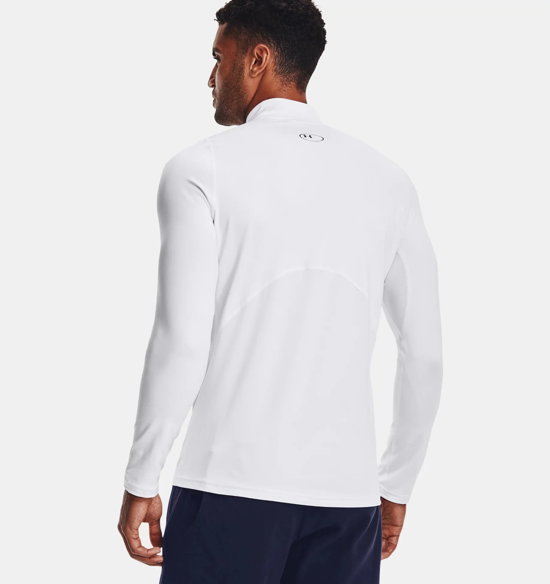 Men's ColdGear Armour Fitted Mock - Image 2