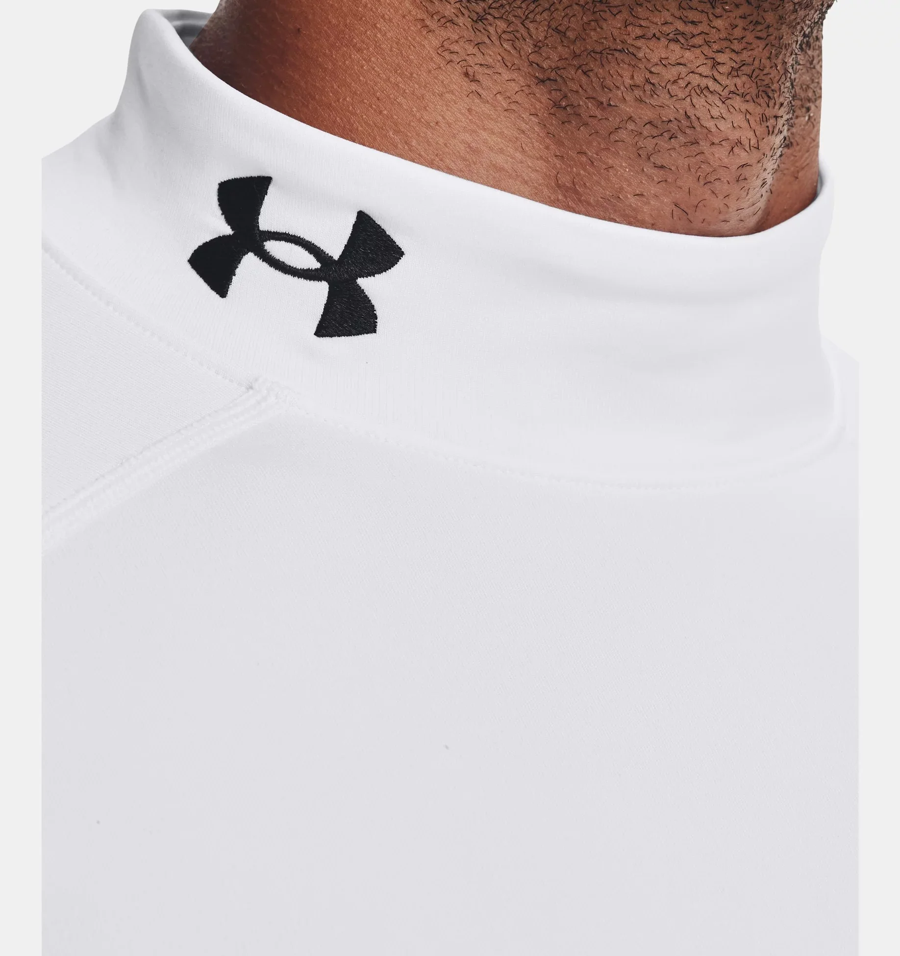 Men's ColdGear Armour Fitted Mock - Image 3