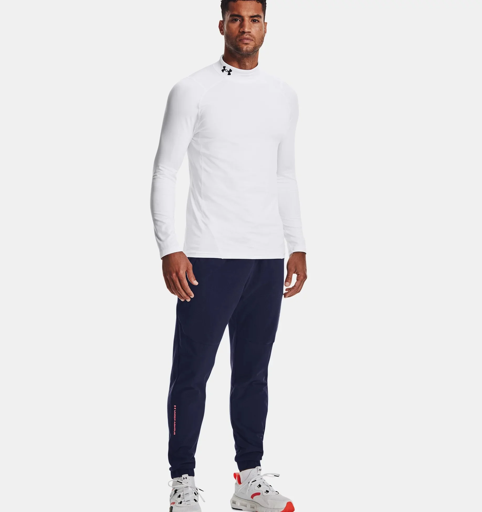 Men's ColdGear Armour Fitted Mock - Image 4