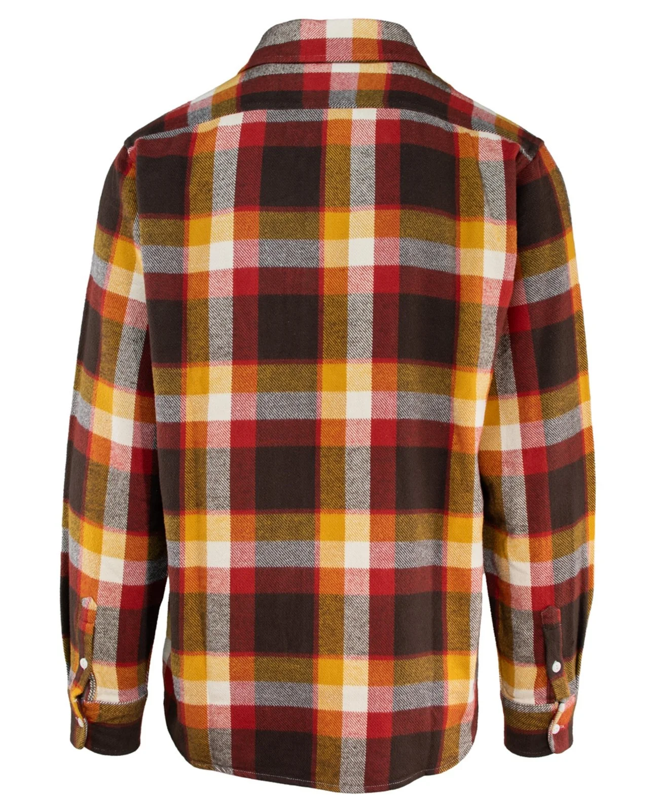 Men's Cotton Flannel Plaid Shirt - Image 2