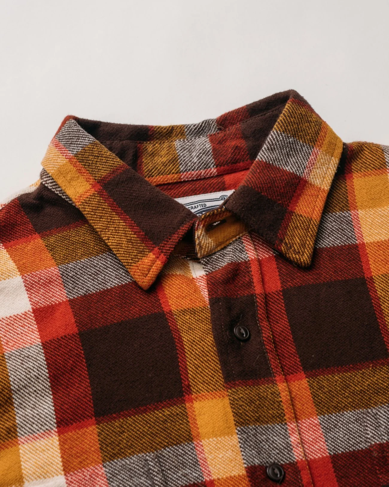 Men's Cotton Flannel Plaid Shirt - Image 3