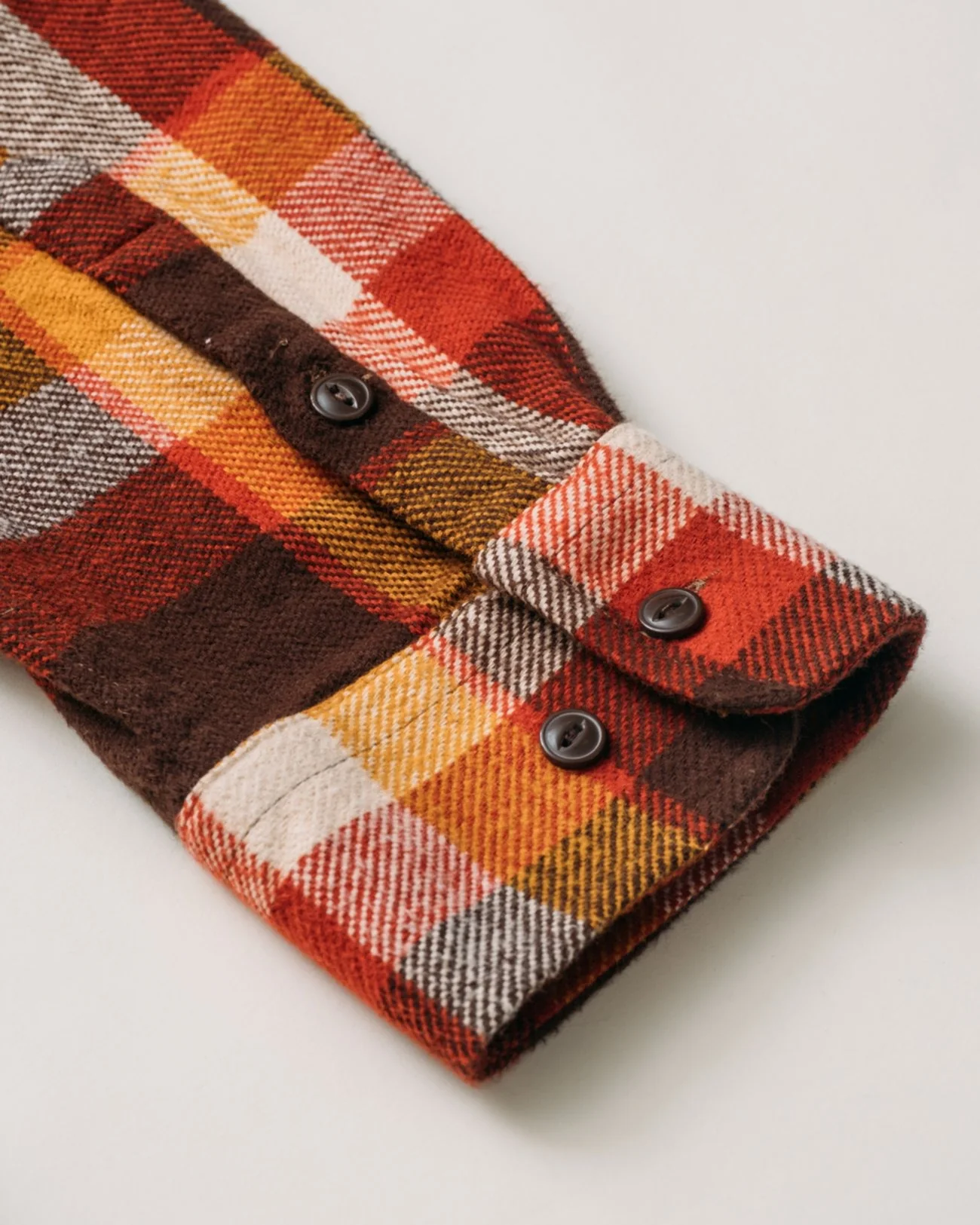 Men's Cotton Flannel Plaid Shirt - Image 4